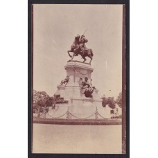 MONUMENTO A GARIBALDI PALERMO ANTIGUA TARJETA POSTAL